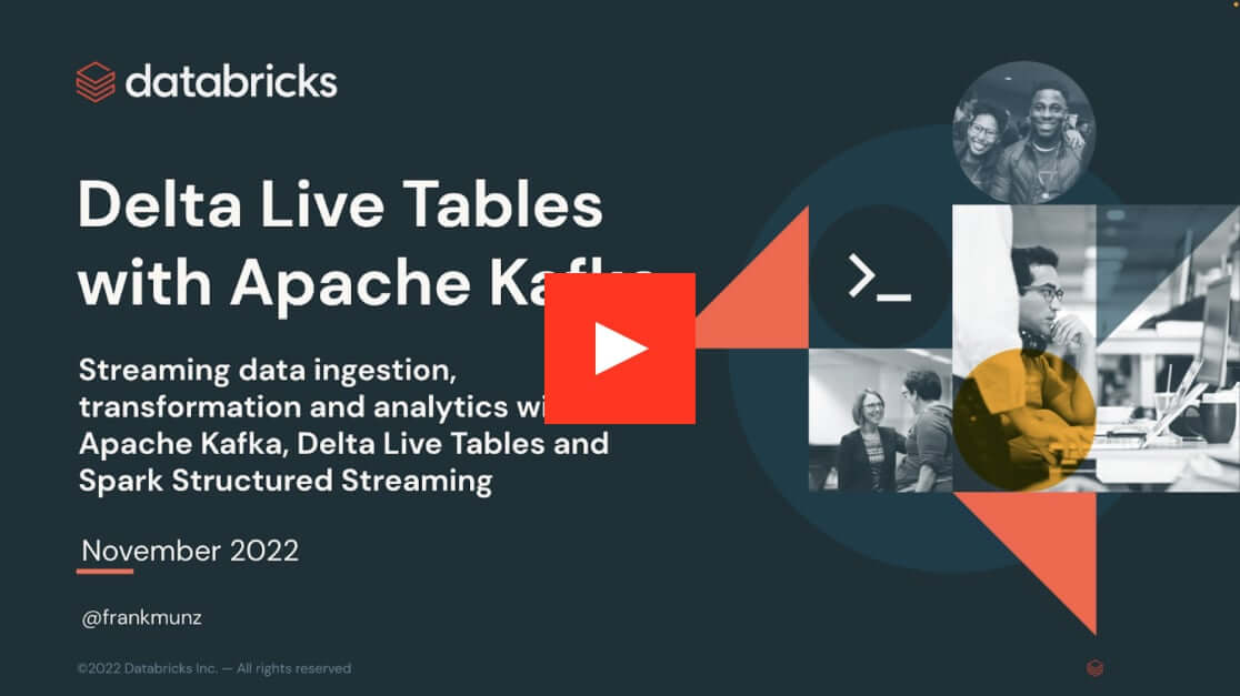 低延遲流數據管道與Apache Kafka或亞馬遜Kinesis和Delta Live表